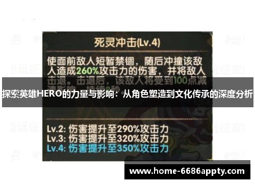 探索英雄HERO的力量与影响：从角色塑造到文化传承的深度分析